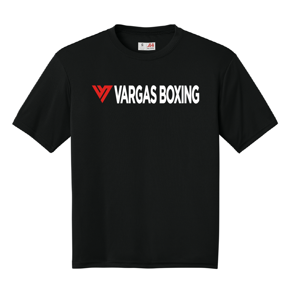 VARGAS BOXING PERFORMANCE TEE - BLACK