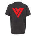 VARGAS BOXING TEE - YOUTH - CHARCOAL GREY