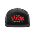 VARGAS DYNASTY 7 PANEL HAT - BLACK