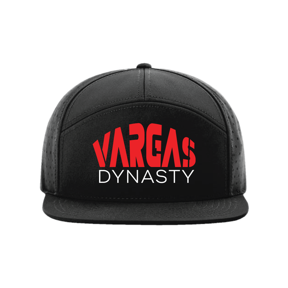 VARGAS DYNASTY 7 PANEL HAT - BLACK
