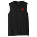 V LOGO TANK - BLACK